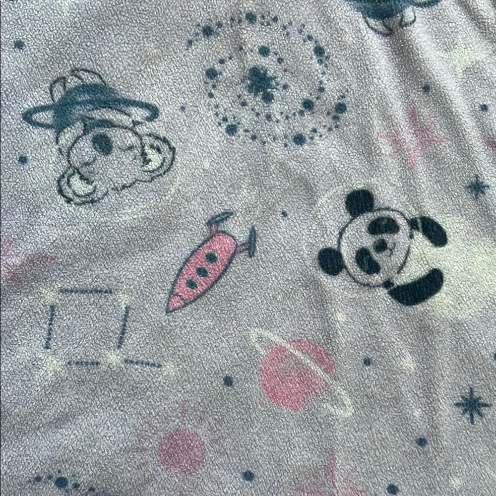 Wonder Nation Purple and Pink Space Bear Nightgown